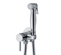 SET IDROSCOPINO ROTONDO SALOMÈ MISCELATORE CROMATO WC DOCCETTA SANITARI BAGNO
