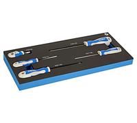 Set IFF1E009: cacciaviti Pozidriv® dimensioni: PZ0,PZ1,PZ2,PZ3 5 pz. IRIMO