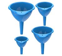 Set Imbuto Olio - Imbuti Da Cucina Resistenti Al Calore Da 4 Pezzi Per Il Riempimento Di Bottiglie, Strumento Per Il Trasferimento Di Liquidi E Polvere In Materiale PP Resistente, Kit Bocca Larga Stre