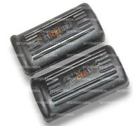 Set in gomma poggiapiedi compatibile con Rapide Black Shadow Vincent HRD V...