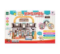Set in miniatura per barbiere Bread Barbershop, set di gioco di ruolo con...
