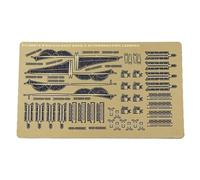 Set In Ottone Fotoinciso Di Scale Di Accesso E Passerelle Per Navi Della US Navy Della Seconda Guerra Mondiale In Scala 1/700 - Per Modelli Navali