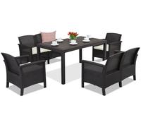 Set in rattan Venezia Apetito 6 Bica marrone