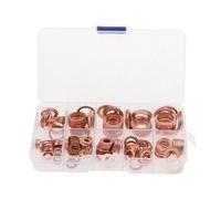 Set in scatola guarnizioni guarnizione olio rame viola 200 pezzi con varie misur