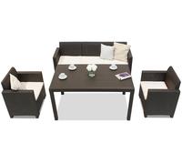 Set in technorattan Nebraska Apetito 5 marrone Bica