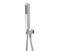 Set Incasso Doccia in Ottone con doccetta, Include Presa Acqua con Supporto e Flessibile in PVC