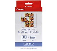 Set inchiostro e carta stampante fotografica originale Canon KC-18IL per...