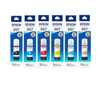 Set inchiostro Epson 057 6 colori originale per flacone di inchiostro EcoTank...