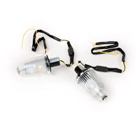 Set indicatori da manubrio a LED Moto Nostra, 12V, E-mark, bianco per Vespa