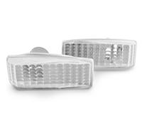 Set Indicatori Laterali Chiari Per Mercedes E Class W124 85-96 Coppia Ripetitore