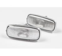 Set Indicatori Laterali Chiari Repeater Pair OEM HELLA Audi A2 A3 A4 A6 A8 TT