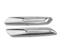Set Indicatori Laterali LED Dinamici Cromo Chiaro BMW 5 Serie F10 F11 10-13