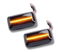 Set Indicatori Laterali LED Dinamici Per Audi 80 Ripetitore Nero Coppia 78-91
