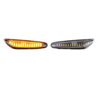Set Indicatori Laterali LED Neri BMW 3 Series E90 E91 05-12 Coppia Aggiornamento