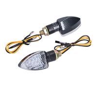 Sifam - Frecce moto scooter LED omologate CE Gambo Corto Carbon look
