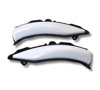 Set Indicatori Specchio LED Dinamici Ford Fiesta MK6 08-16 Bianco Latte Repeater