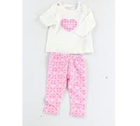 Set Infant Guess Maglia Pantalone A6RG04K6YW4 G011 Bianco/Rosa