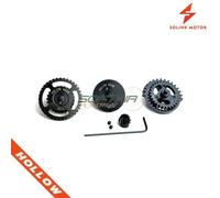 Set Ingranaggi 12:1 V2/V3 Elicoidali + Pignone Solink (SM-121-H-HOLLOW)