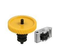 Set ingranaggi in acciaio temprato per estrusore per stampanti 3D Lab P2S | Struttura in metallo, acciaio ad alta tempra migliora la durata, adatto per stampante 3D Lab P2S