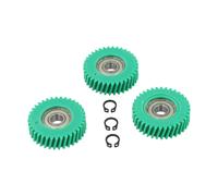 Set Ingranaggi Inclinati Nylon Motore Bici 3PCS 36T 38 5mm con Cuscine