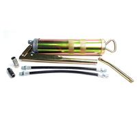 Set Ingrassatore a Pistola Manuale Handehebelfettpresse Siringa 400ml +