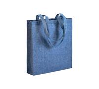 Set ingrosso 10 30 50 70 100 shopper colorati in COTONE RICICLATO manici lunghi