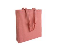 Set ingrosso 10 30 50 70 100 shopper colorati in COTONE RICICLATO manici lunghi