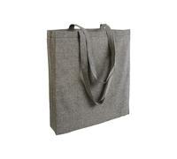 Set ingrosso 10 30 50 70 100 shopper colorati in COTONE RICICLATO manici lunghi