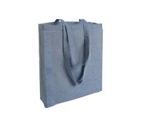 Set ingrosso 10 30 50 70 100 shopper colorati in COTONE RICICLATO manici lunghi