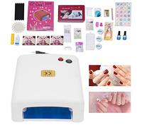 Set iniziale per unghie in gel neonail, set di unghie in gel con lampada UV a LED, per nail art e accessori, set di unghie in gel, per principianti
