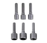 Set Inserti a Bussola Esagonali Per Trapni Avvitatori 6 Bussole Esagonali per Trapano Avvitatore misure da 1/4, 9/32, 5/16, 11/32, 3/8 e 7/16