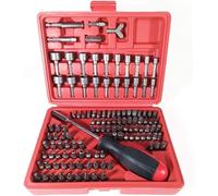 Set Inserti Avvitatore Cacciavite Adattatori 122 Pezzi Punte Torx Stella Taglio Cacciaviti Giravite Con Prolunga In Valigetta