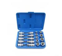 Set Inserti Avvitatura 19pz Acciaio Cromo Vanadio per duro Set | Acciaio CRV ad alta durezza, finitura sabbiata anti-ruggine, scanalature anti-scivolamento, per scatola organizer inclusa