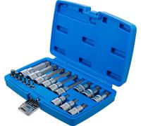 BGS 5172 | Set di inserti | azionamento quadrato interno 6,3 mm (1/4") / 12,5 mm (1/2") | Dente interno (per XZN) | 18 pezzi.