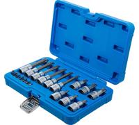 BGS 5173 | Serie di chiavi a bussola | 6,3 mm (1/4") / 12,5 mm (1/2") | profilo a T (per Torx) | 18 pz.