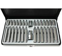 Set Inserti esagonale e Brugola in Acciaio S2 3/8 - Completo e Durevole