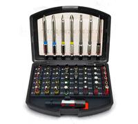 SET INSERTI PUNTE GIRAVITE CIACCIAVITI PER TRAPANO AVVITATORE 56 PZ KRAFT