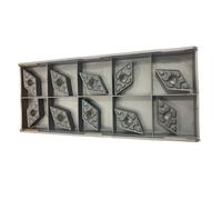 Set inserti TF DNMG150604 di qualit garantita 10 pezzi progettati per le massi