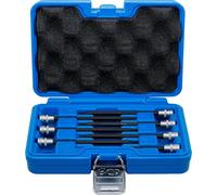 Surtido de puntas de vaso | entrada 6,3 mm (1/4") | perfil en T (para Torx) con cabeza de bola T10 - T40 | 7 piezas