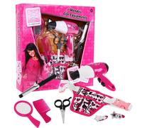 Set interattivo per acconciature per bambini 3+ Piccolo parrucchiere Asciugacapelli e accessori