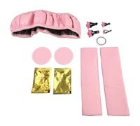 Set Interno Auto 10pz con Fiorellini Set Interno Auto 10pz con(Pink) | sintetica e strass, design floreale o , tocco femminile e lussuoso