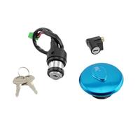 Set interruttore di accensione con tappo serbatoio bloccasterzo per Suzuki per GN125/H/F per HJ125-8 per LF125 chiave cilindro di accensione