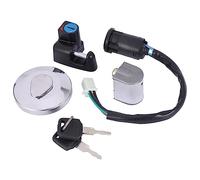 Set Interruttore di avviamento per motociclette Monkey Ape, Blocco Tappo Serbatoio, Set Serratura con Chiave Abbinata