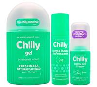SET INTIMO FRESCO: Detergente Intimo Gel 200ml + Crema Intima Rinfrescante, Con Vitamina E e Mentolo Naturale 50ml + Deodorante Intimo Fresco, Con Vitamina E e Probiotici 50ml