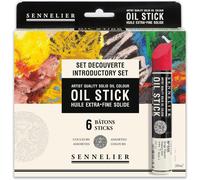 Set Introductivo Di 6 Bastoncini Di Colore Ad Olio Sennelier Da 38Ml