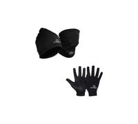 Set invernale bv sport berretto sciallo guanti neri
