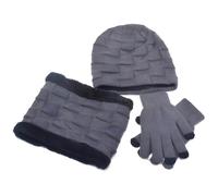 Set invernale da uomo - Grigio KP21336