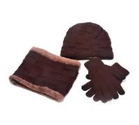 Set invernale da uomo - Marrone scuro