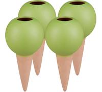 Set Irrigazione a Goccia, Set 4 Coni Annaffiatori Con Sfera, per Bottiglie 1,5 L
