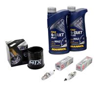 Set Ispezione 2L Olio per Kawasaki ER-6 N Lui F 2012-2017 Filtro Candele